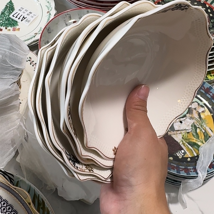 瓷六个装沙拉碗5.5寸均价5米一个