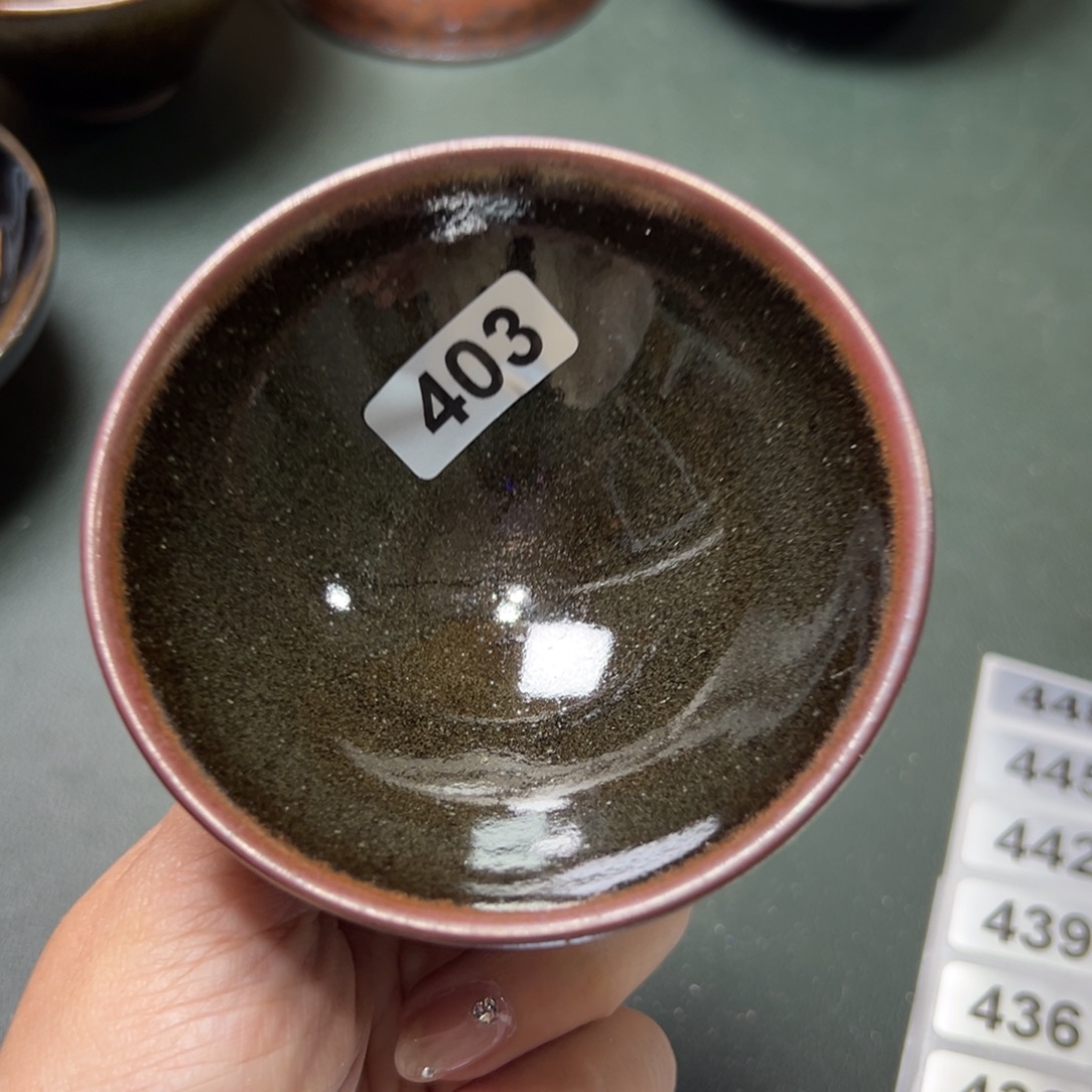山***君茶盏全手工原矿原釉建盏