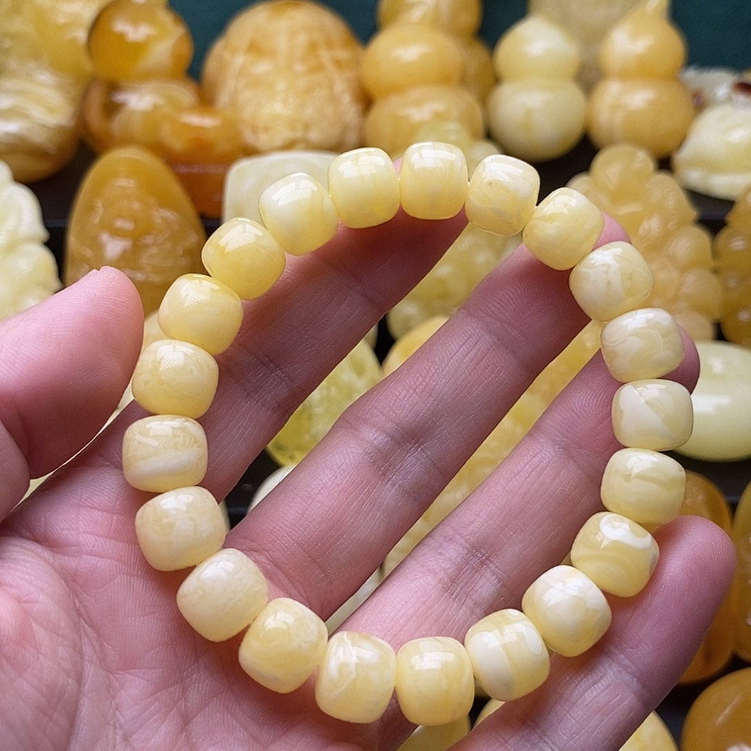 琥珀颈饰未镶嵌琥珀蜜蜡吊坠