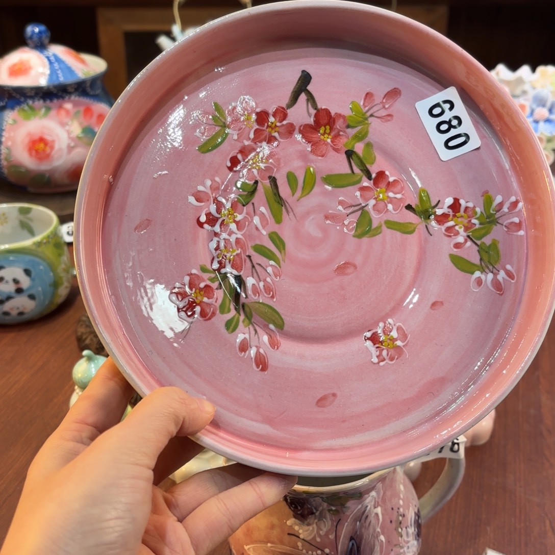 景德镇手绘高温釉下彩陶瓷茶具