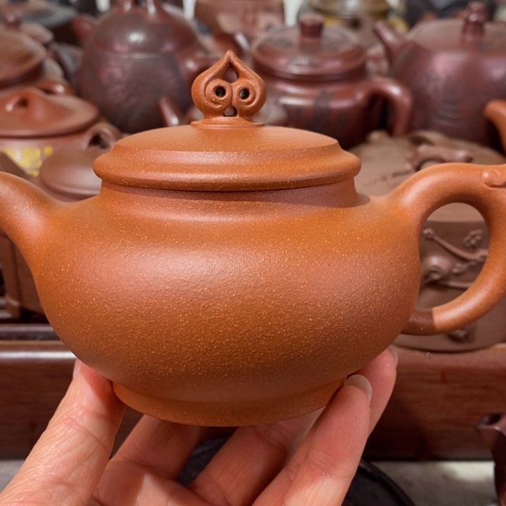 紫砂茶壶微瑕处理一把
