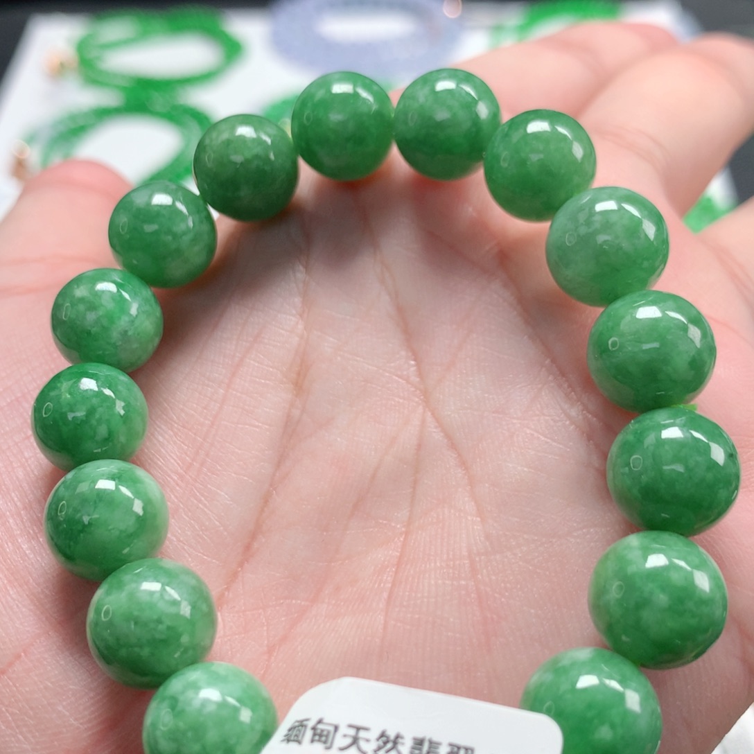 翡翠未镶嵌手链翡翠