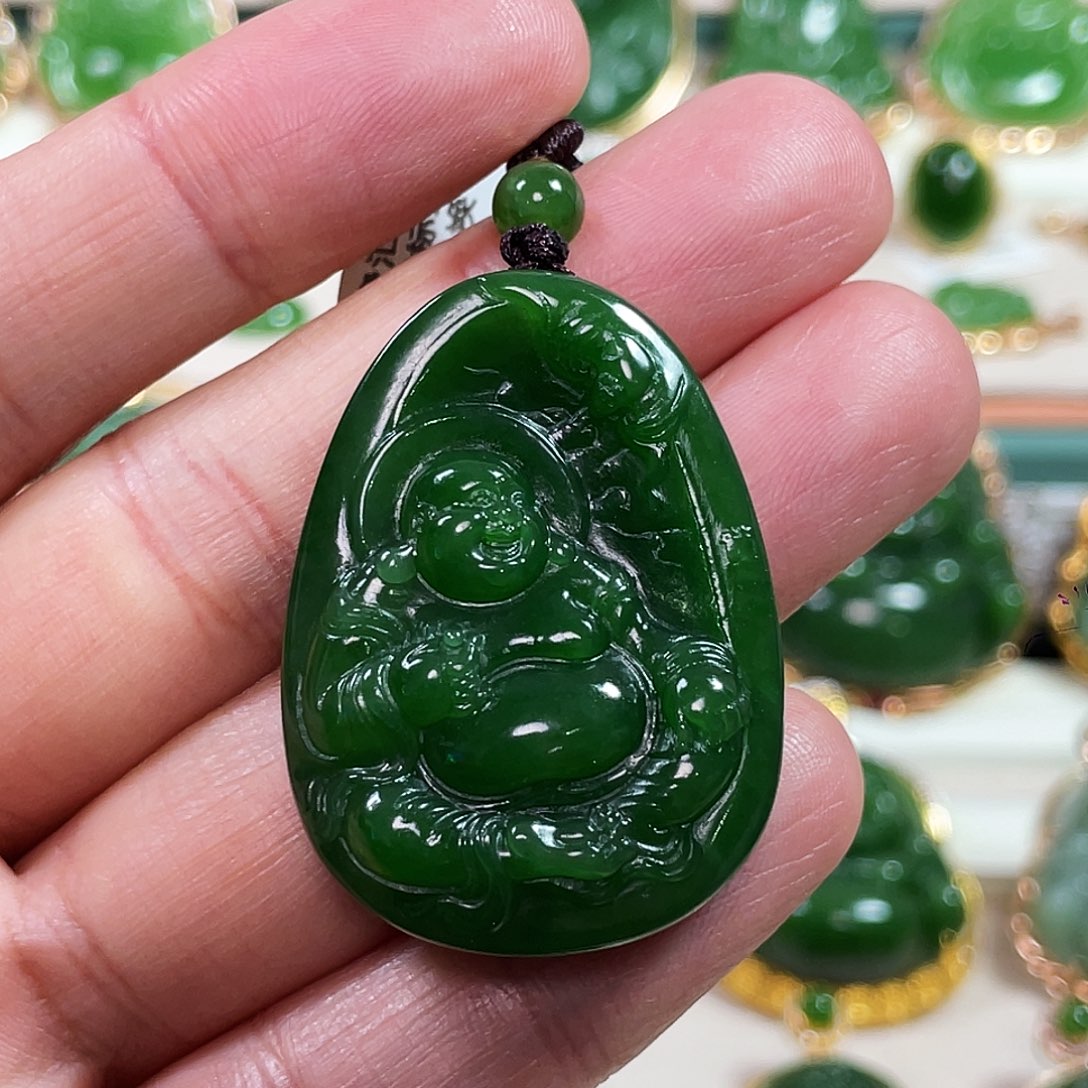 和田玉（碧玉）未镶嵌颈饰42