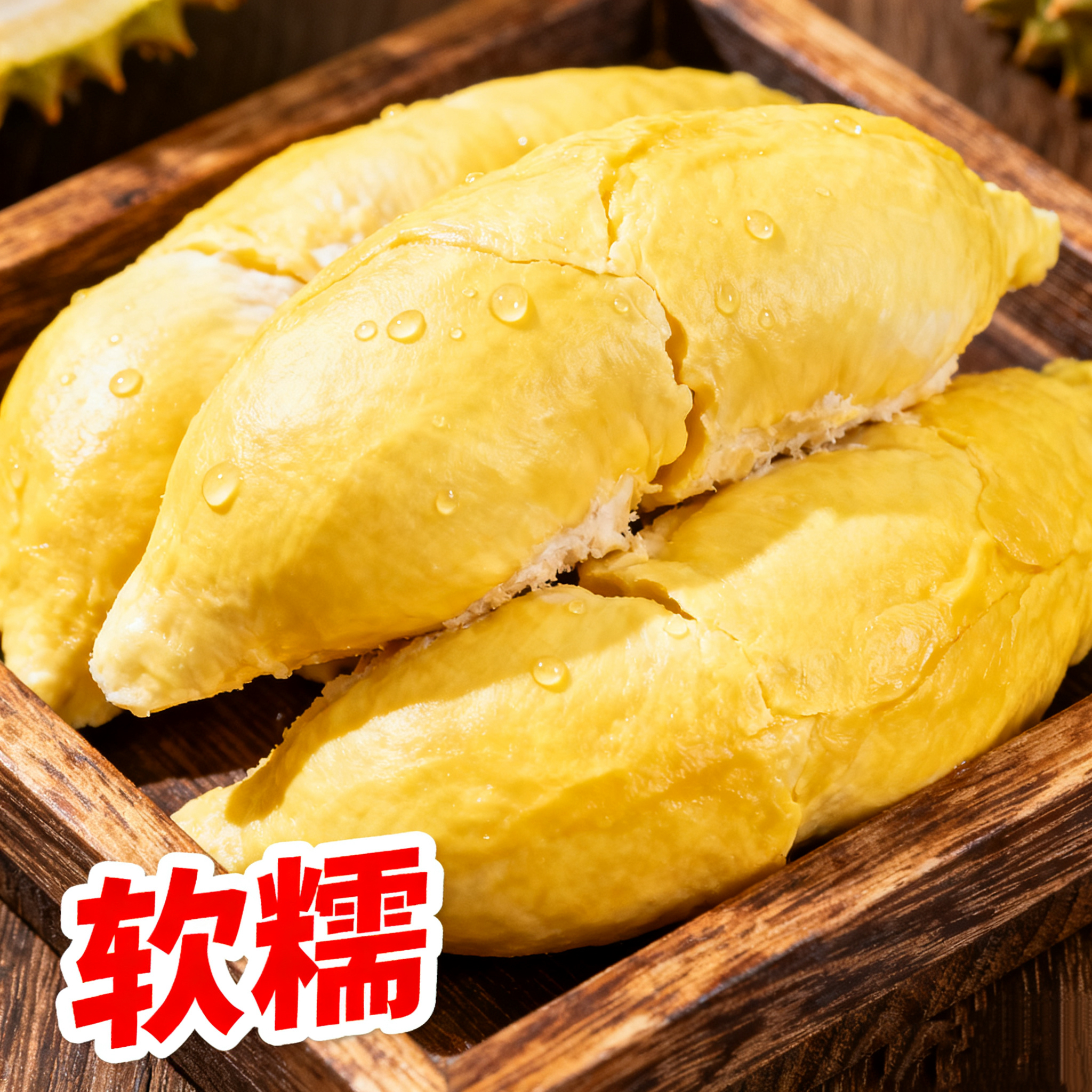 【到手这么多！】泰国金枕树熟液氮锁鲜去壳榴莲果肉软糯