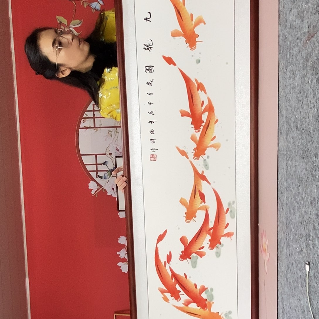 国画手写手绘国画作品47✖️163