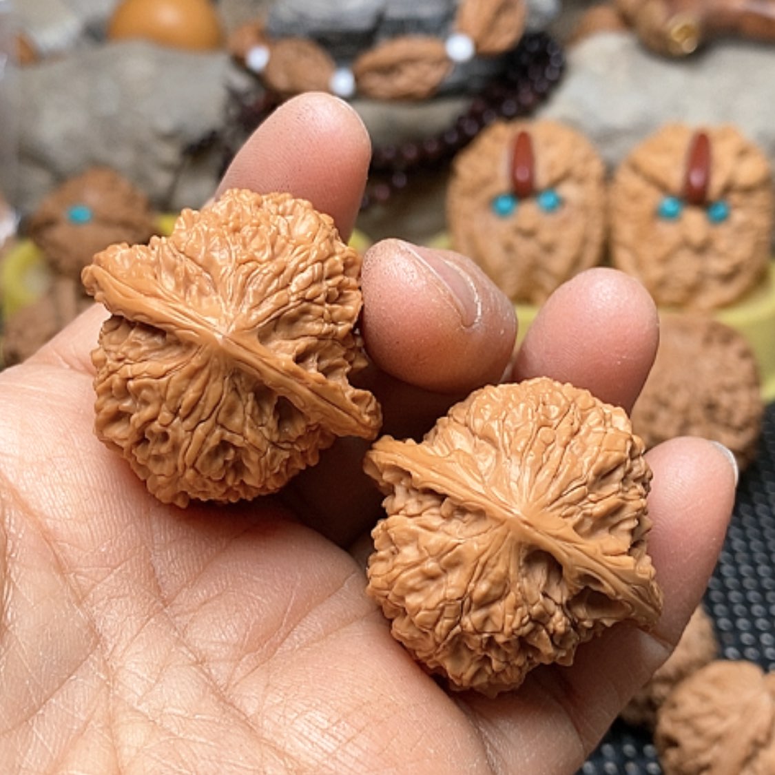 【闪购商品】文玩核桃把件野生36