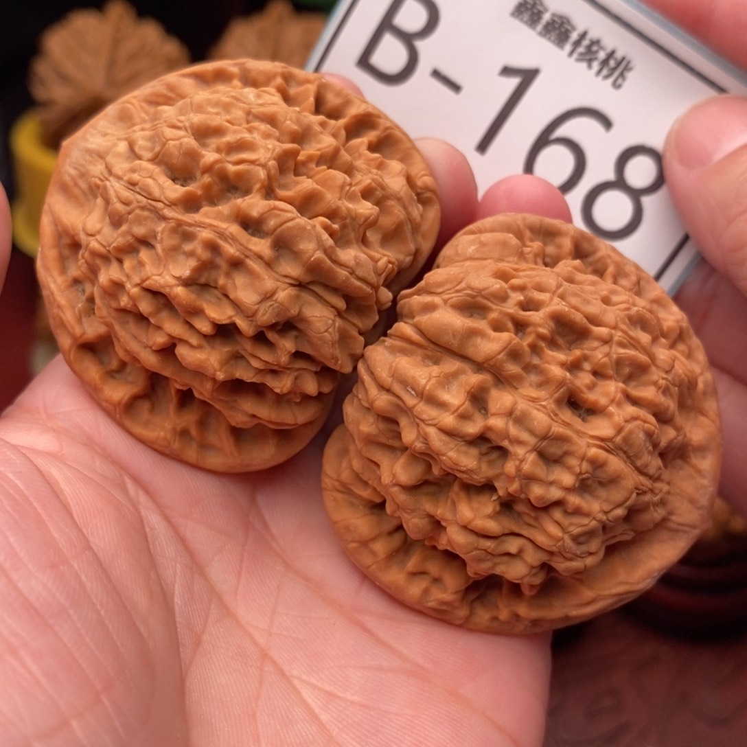 文玩核桃把件官帽47