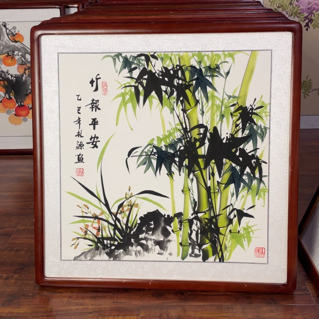 国画带框尺寸63*63厘米