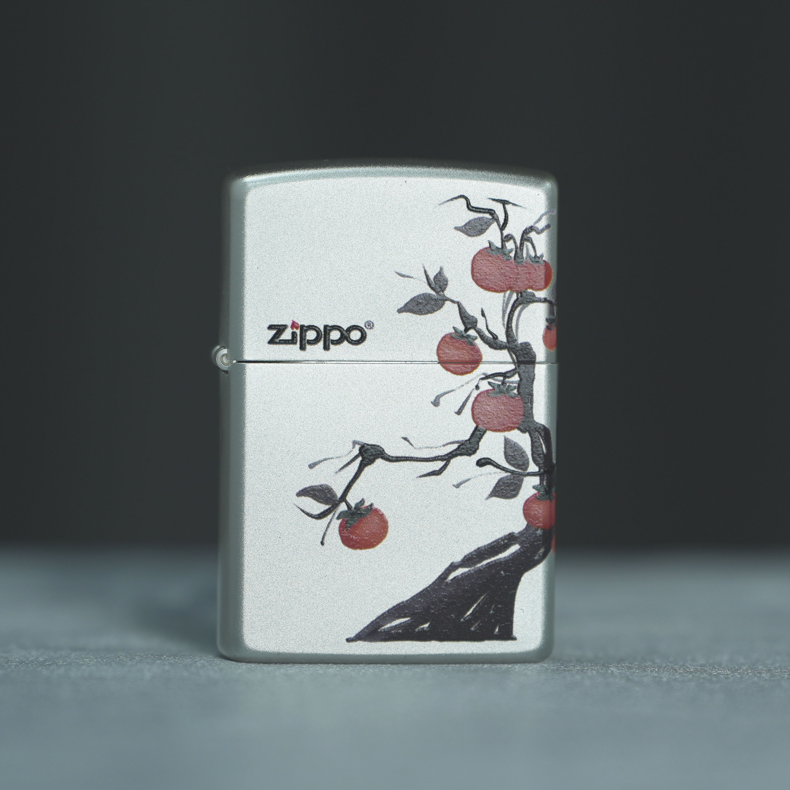 ZIPPO/之宝平安喜乐常规镀银官方正品打火机苹果树平安国风DYJ1