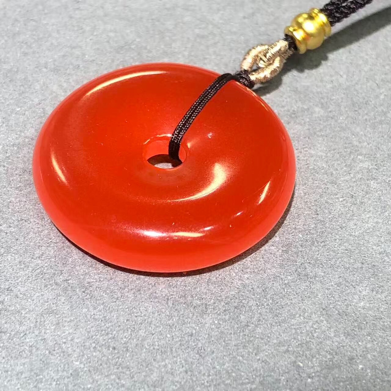 青鱼石【鱼惊石】平安扣DIY原创设计款