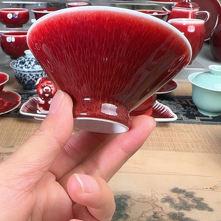 景德镇红马坊斗笠杯