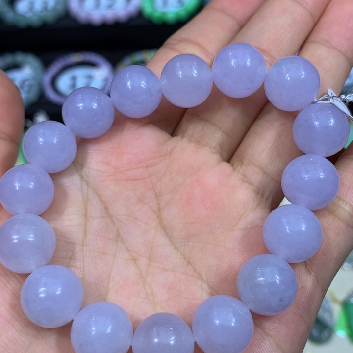 雪***1翡翠未镶嵌手链翡翠12.5