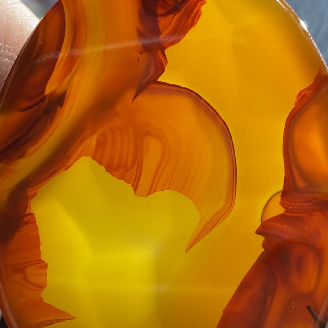 玛瑙/玉髓颈饰未镶嵌三***猫