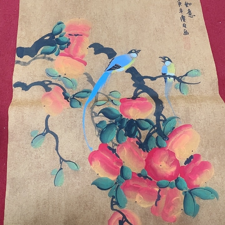 竖款山水作品喜欢欣赏一下吧……