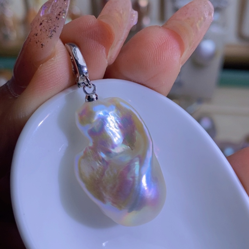 【闪购商品】淡水珍珠天然淡水珍珠（微瑕）合金