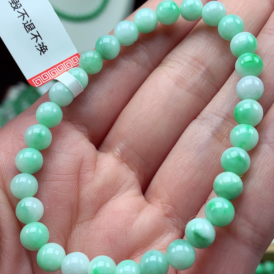 翡翠未镶嵌毛衣链