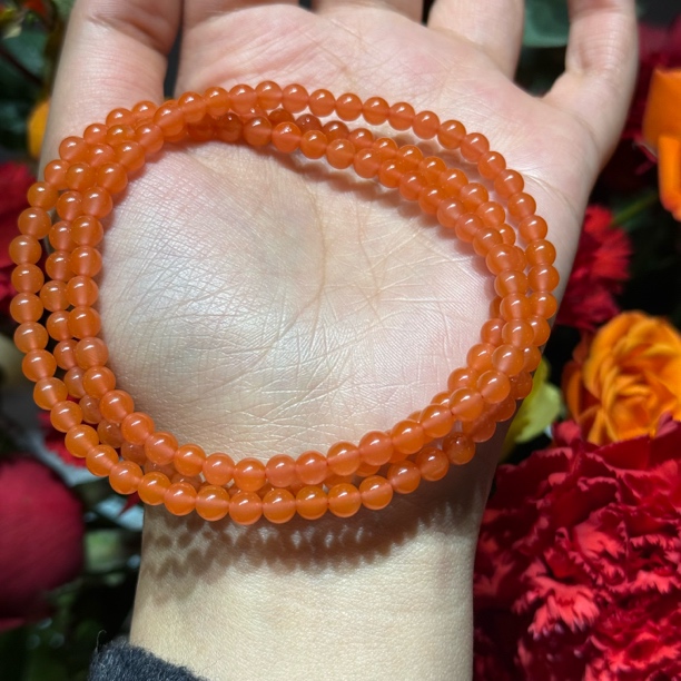 南红玛瑙颈饰未镶嵌卡5樱桃红联合料拍一发一