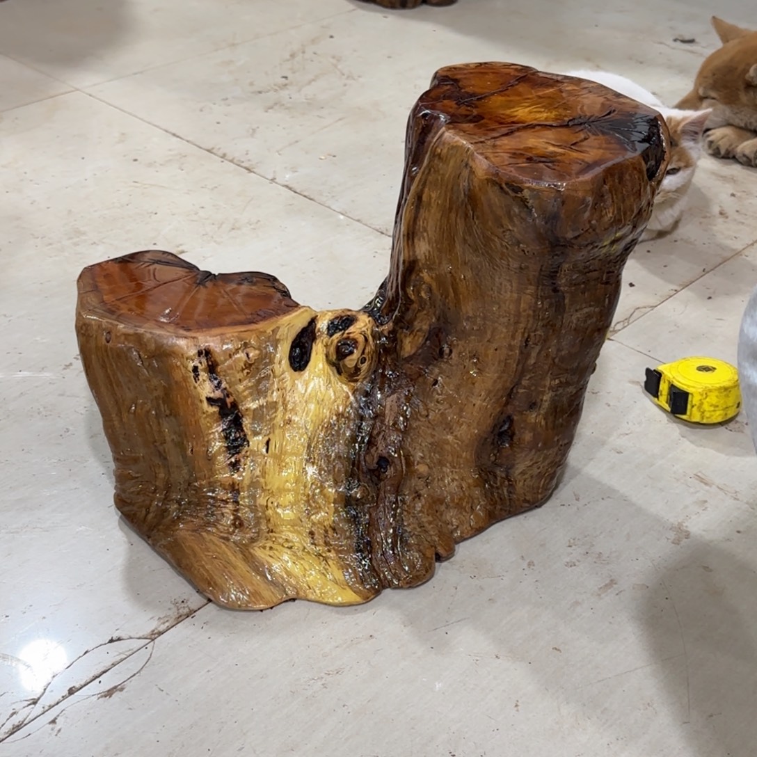 招***品龙纹鸡心枣木手工艺品 