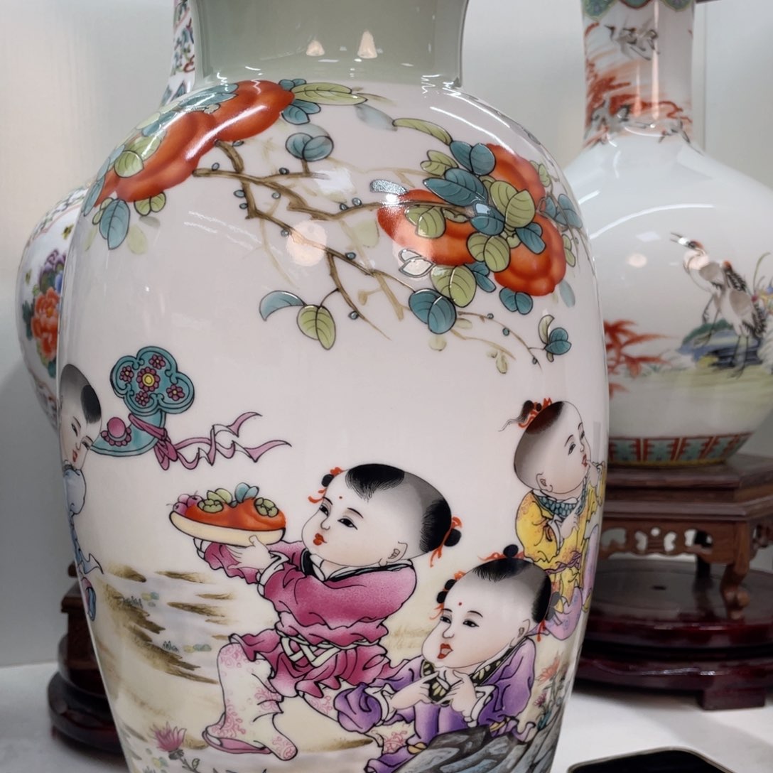 摆件景德镇陶瓷现代工艺品摆件