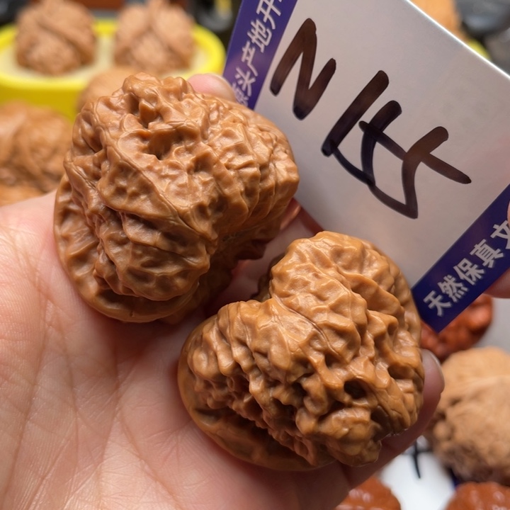 文玩核桃把件蛙蛙42尺