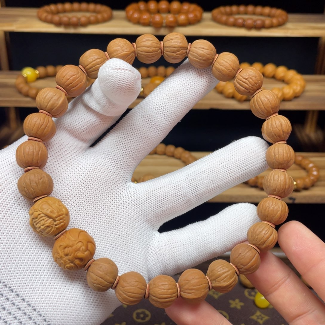 猴头核桃吊坠南瓜手持+俩颗单子