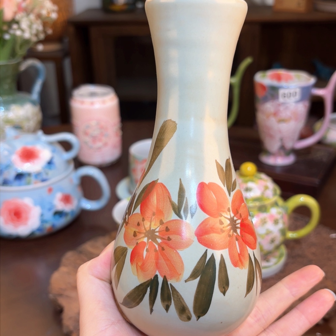 景德镇手绘高温釉下彩陶瓷茶具