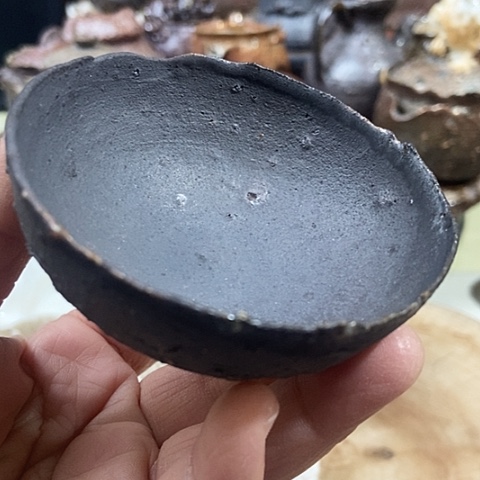 杯柴烧裸烧手作品