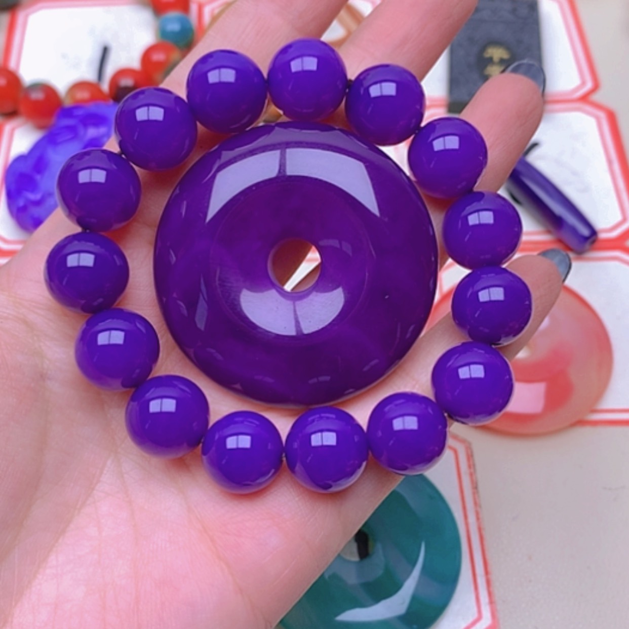 【闪购商品】未镶嵌玛瑙/玉髓珠宝半成品风*子