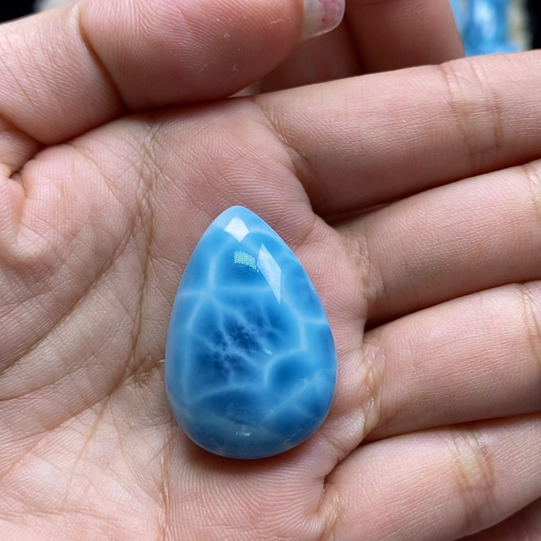 针钠钙石（海纹石）颈饰未镶嵌飛****