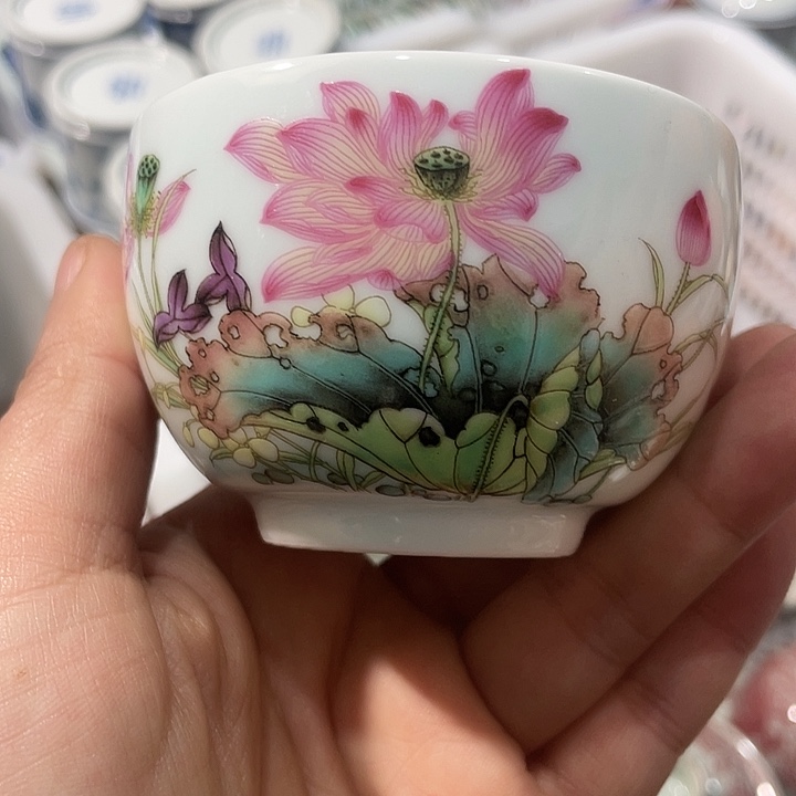 陶摆件景德镇陶瓷主人杯2335