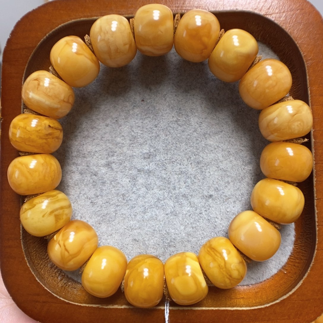 蜜蜡手串未镶嵌蜜蜡