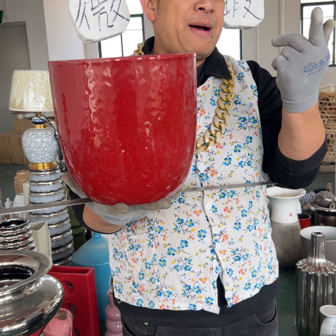 摆件49 号高中低温陶瓷工艺瓶（部分微瑕）