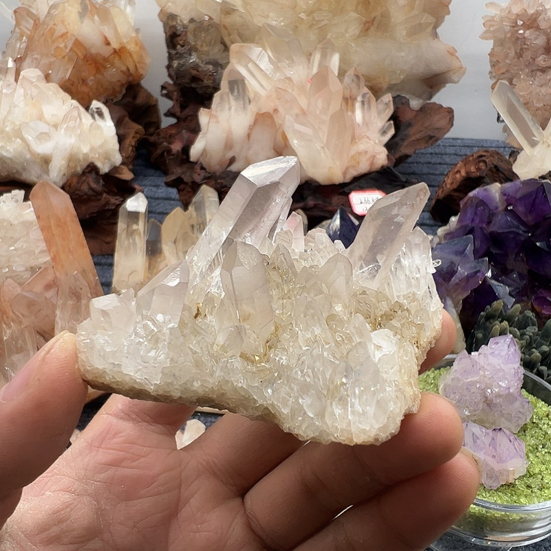 水晶珠宝半成品银S925镶嵌