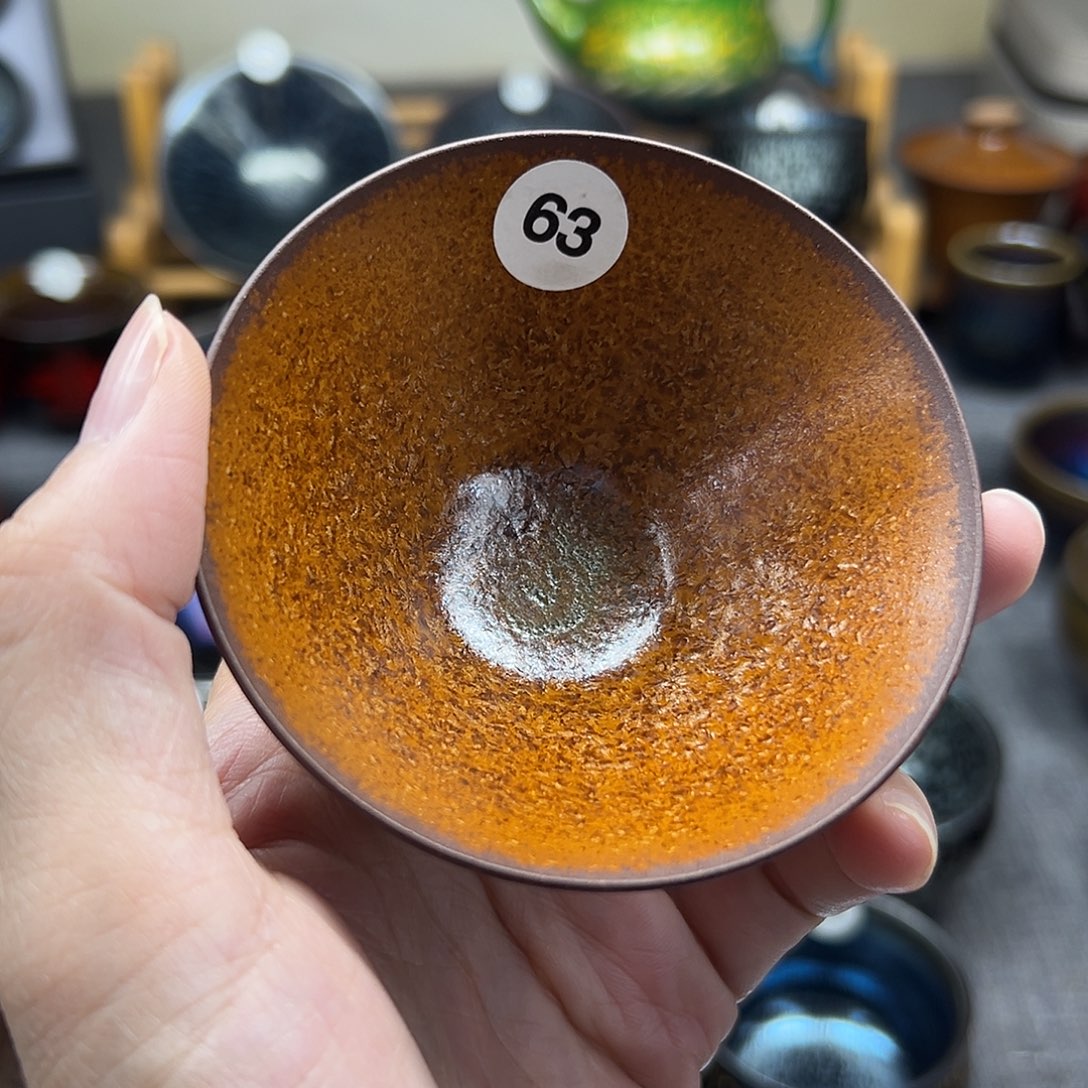 茶盏斗笠柴烧手工