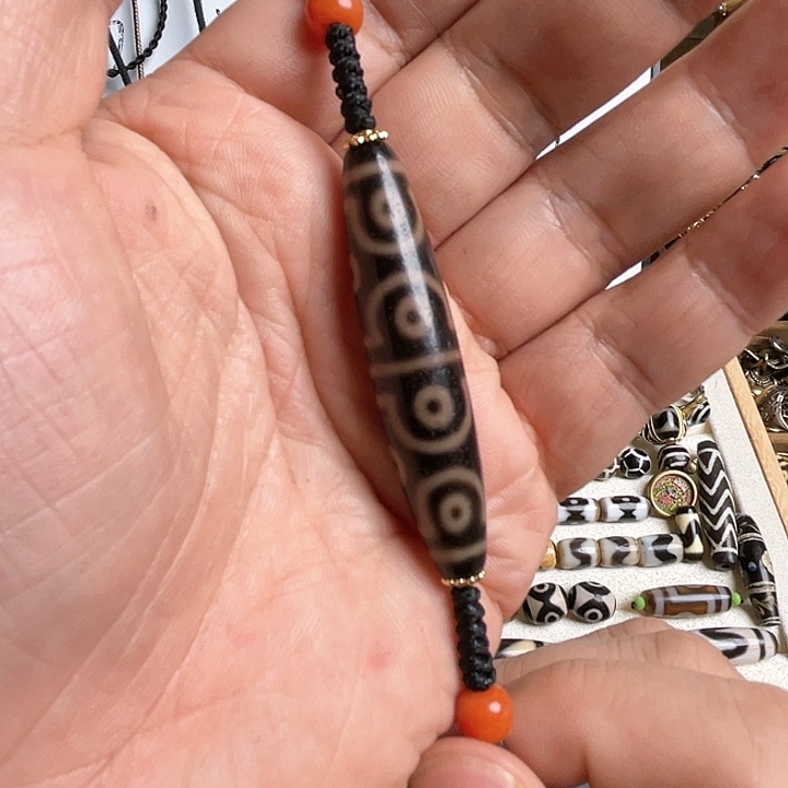 玛瑙/玉髓颈饰合金