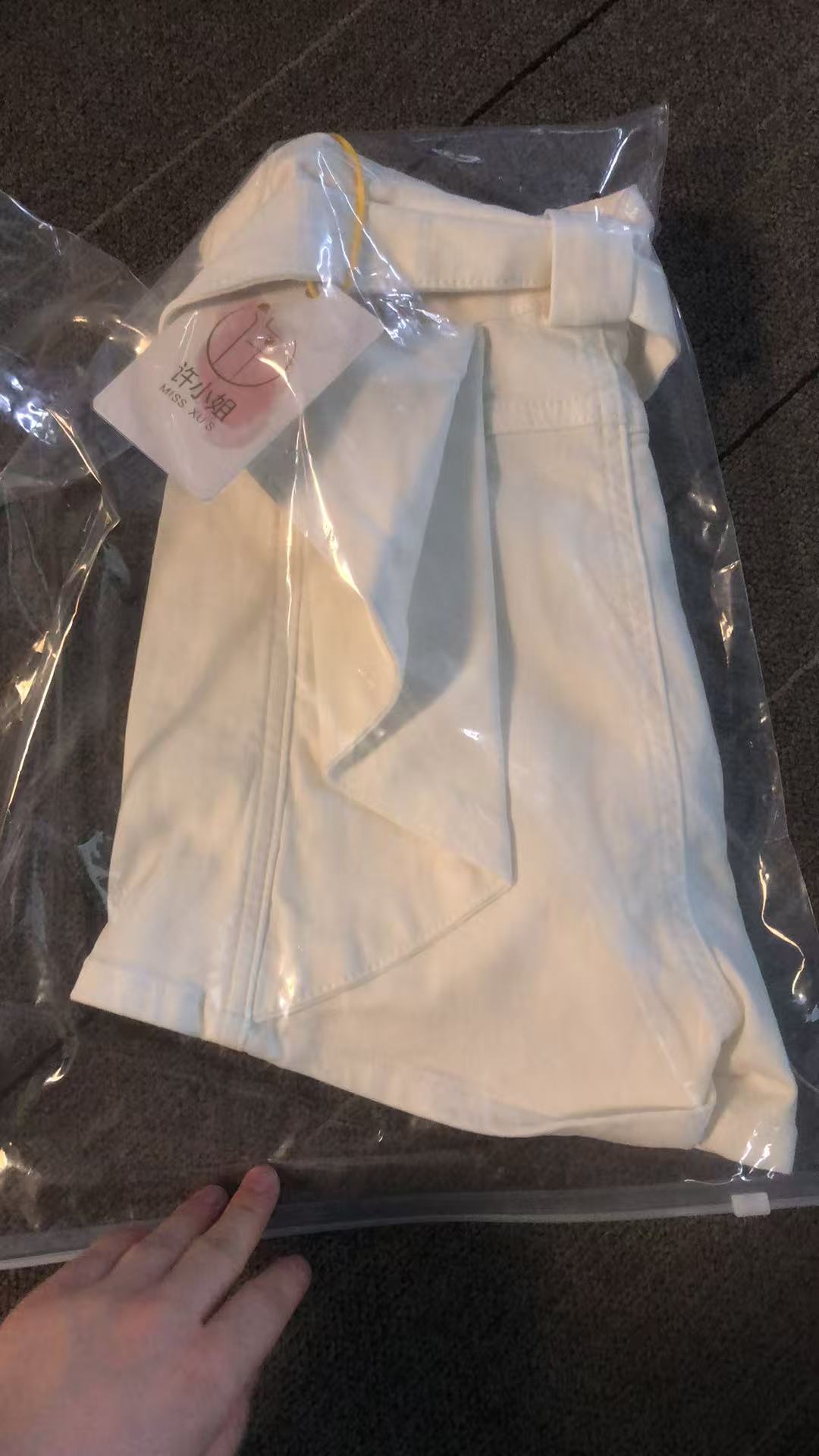 【月月专享】韩系高腰A字显瘦修身百搭牛仔短裤XXJ-Z00643