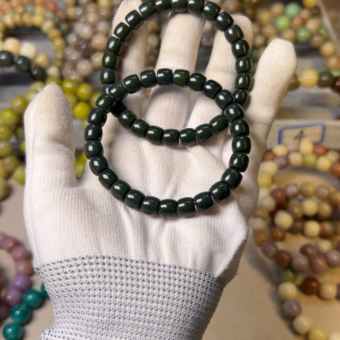 手串菩提根/象牙果娘娘绿直切卡8