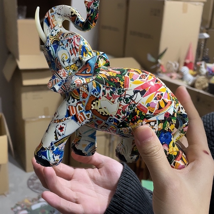 树脂样品样品样品油画大象