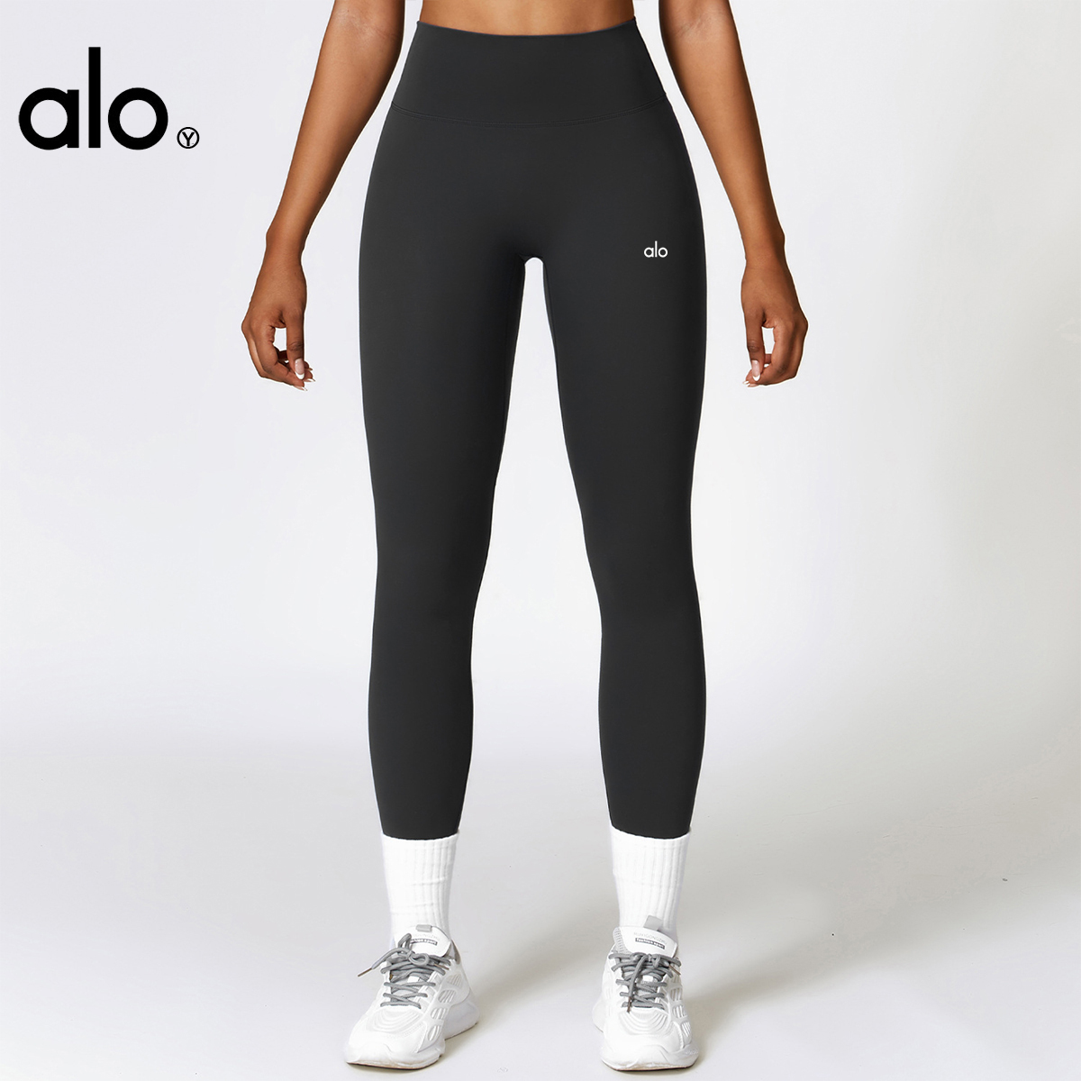 ALO YOGA显瘦磨毛紧身长裤女健身裤高强度训练运动瑜伽裤高腰提臀