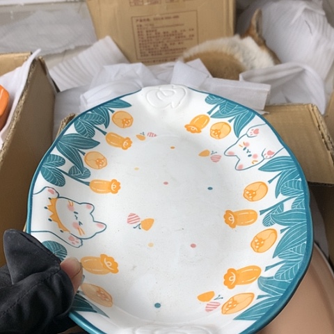 盘陶瓷制品满25拼单发货默认微瑕