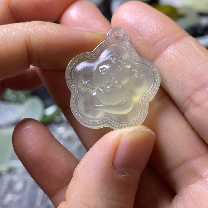 岫玉岫玉挂件未镶嵌