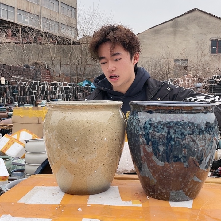 红陶宜兴紫砂花盆