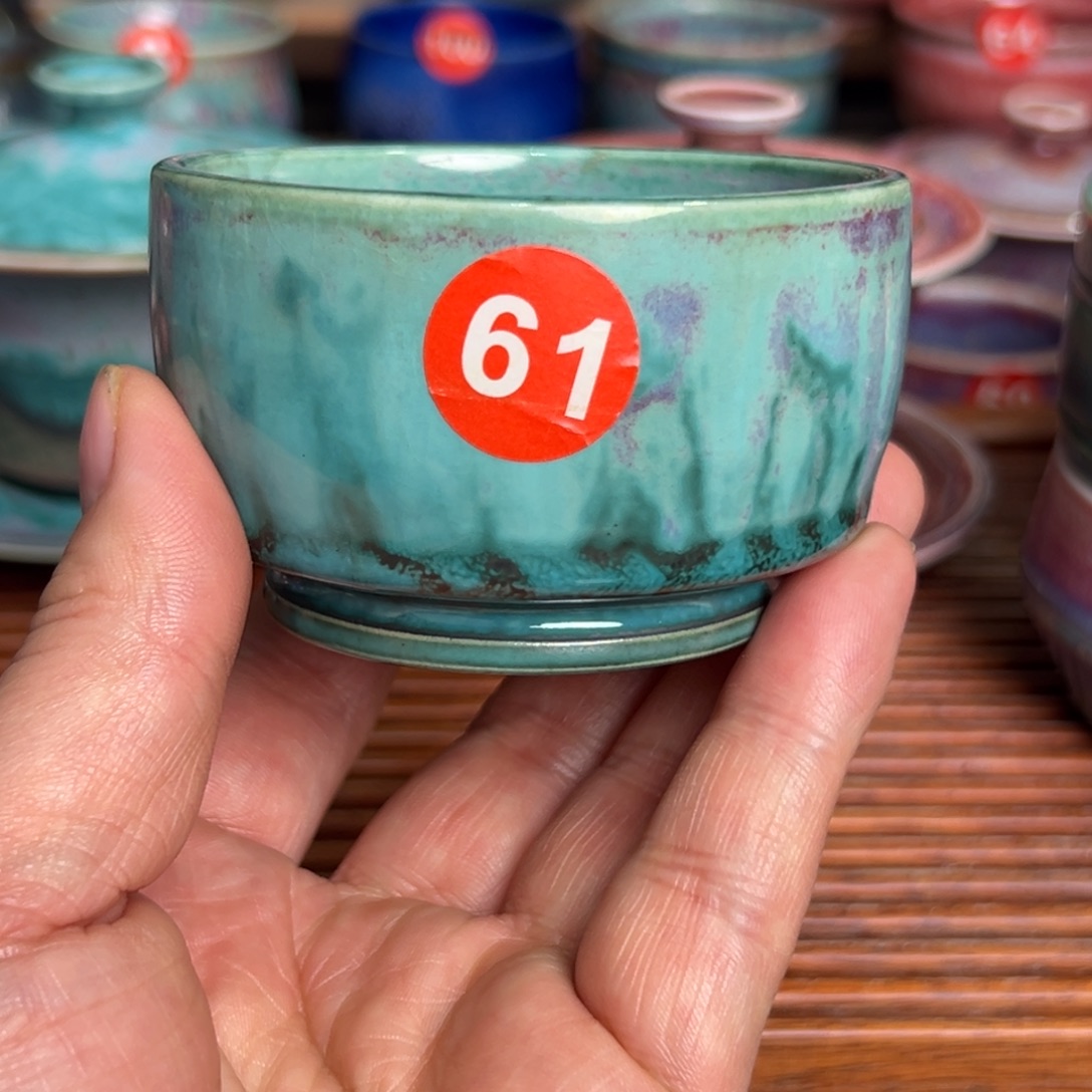 s***g手工制作钧窑茶器