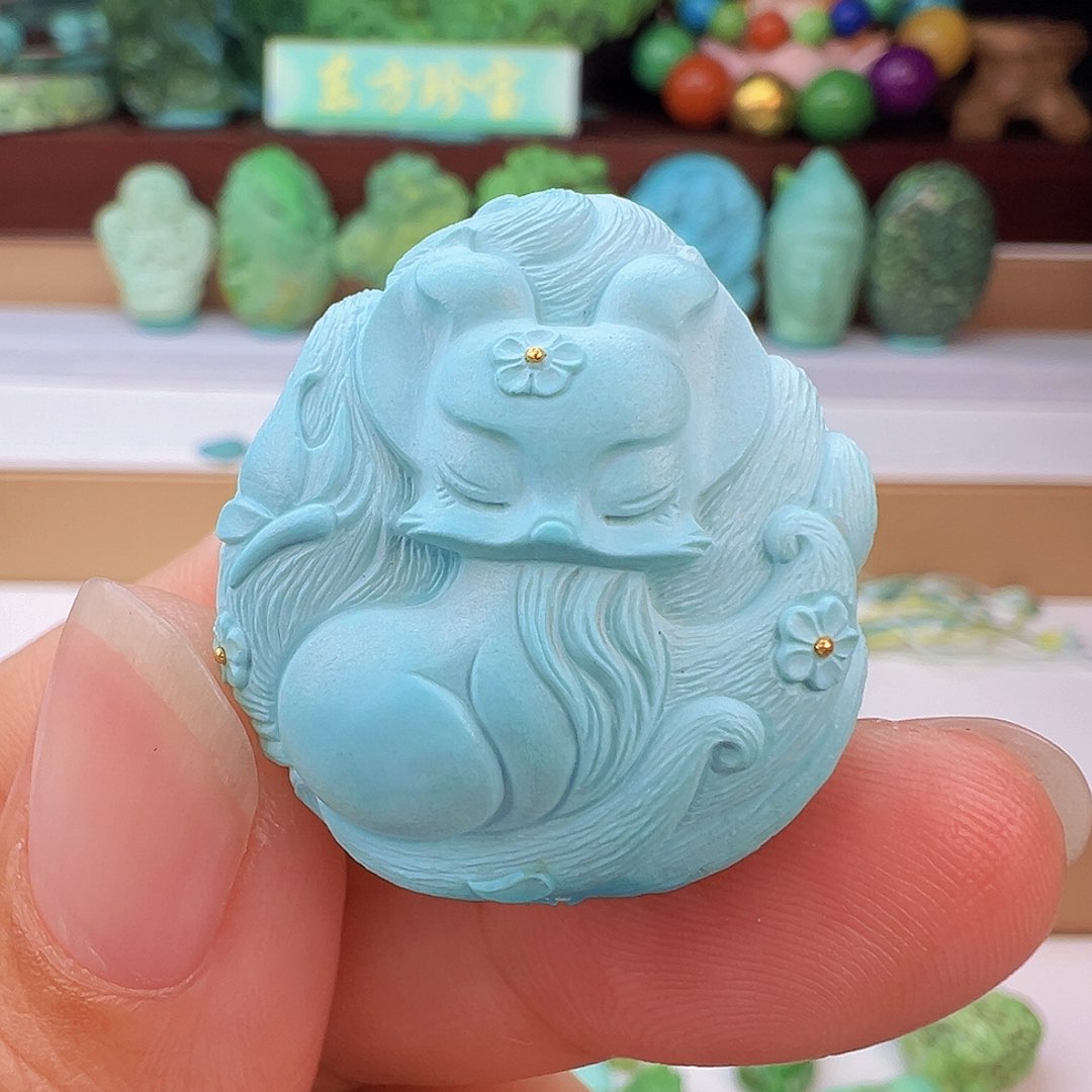 未镶嵌绿松石项链