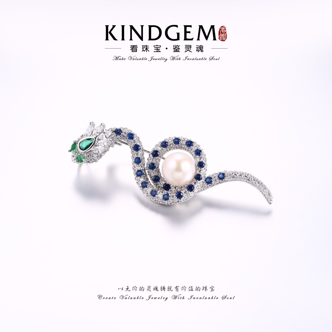 铜合金锆石胸针 简约精致轻奢高级感时尚百搭胸针 C-32819