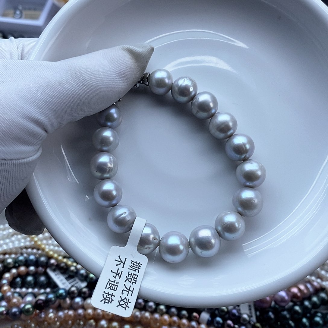 海水珍珠颈饰银S925镶嵌
