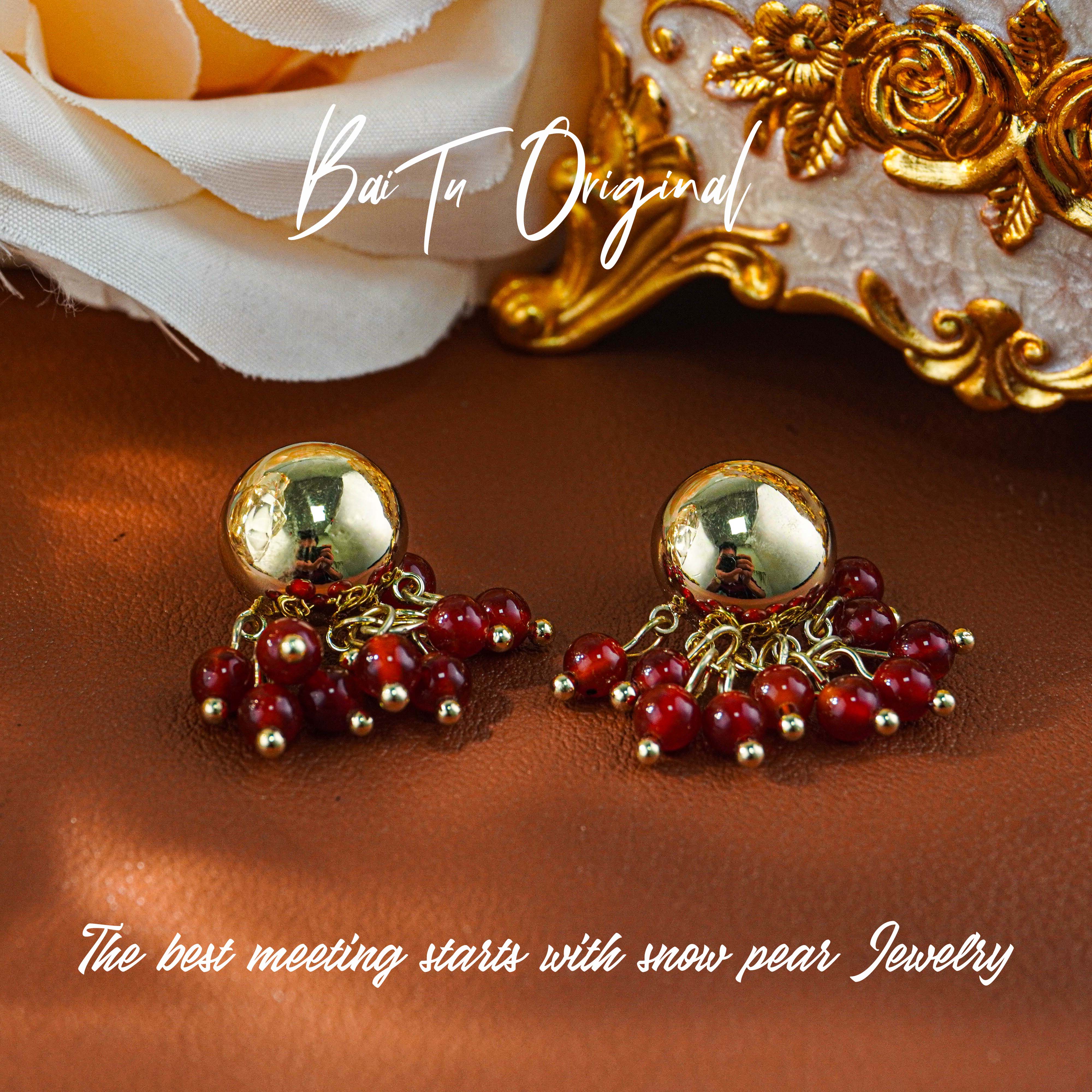 【柏荼】瑙 原创设计 AJE1684 耳环