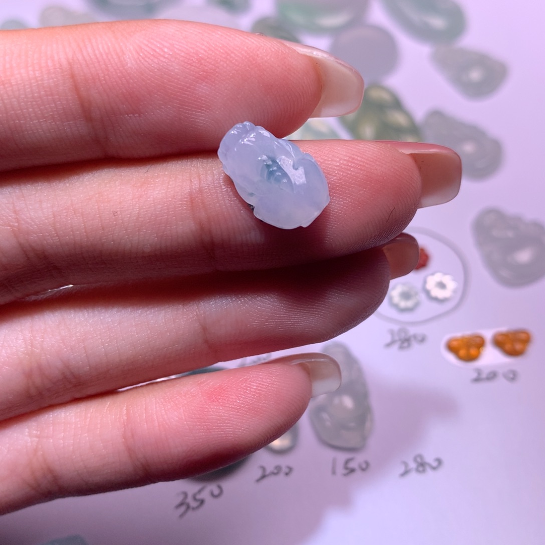 翡翠项链未镶嵌貔貅