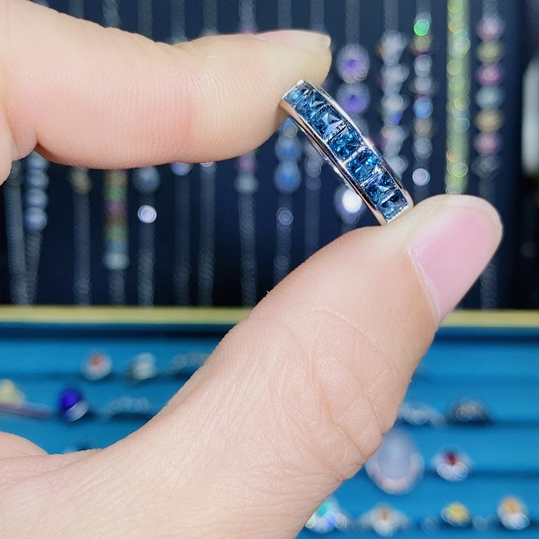 紫晶珠宝半成品银S925镶嵌