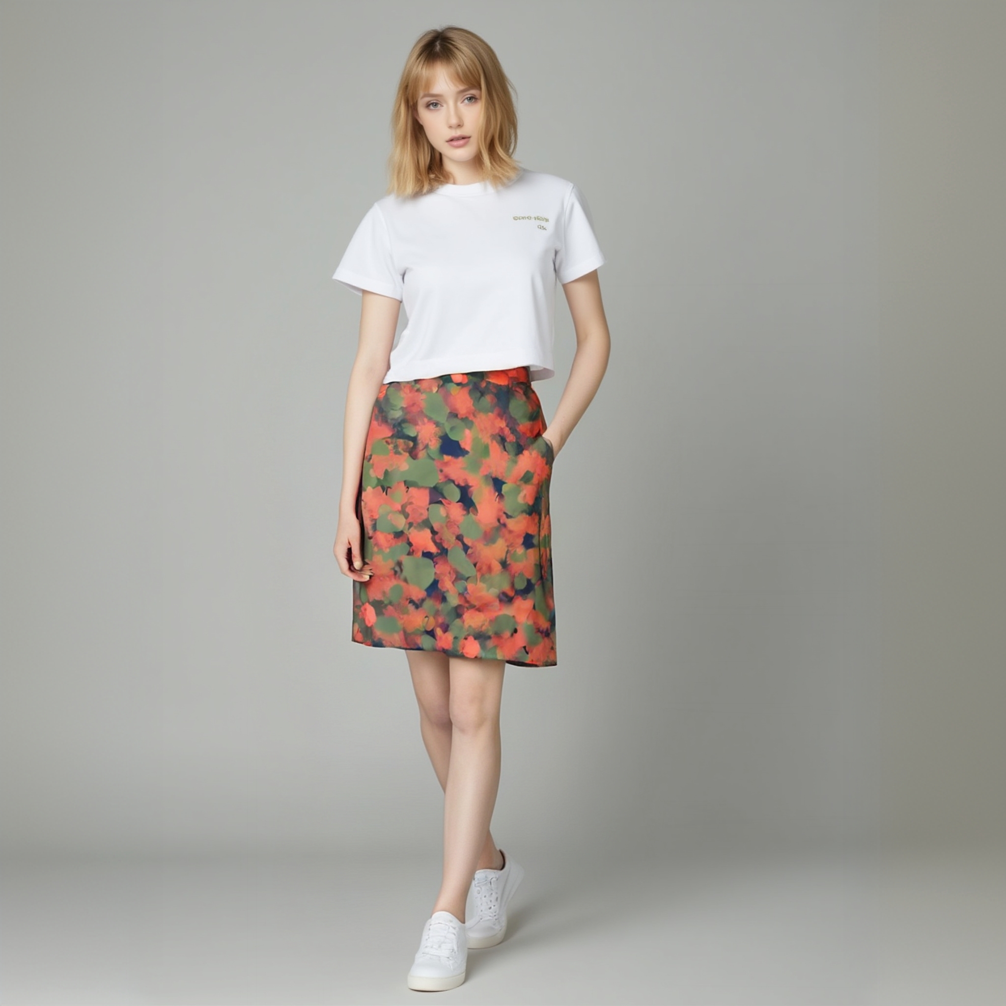 夏季棉绸60支贡缎棉绸蓝红底大花数码印花棉绸木棉